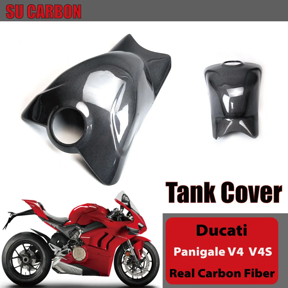 

100% Real Carbon Fiber For Ducati Panigale V4 /V4S 2022-2024 Motorcycle Accessories Tank Cover Fairing