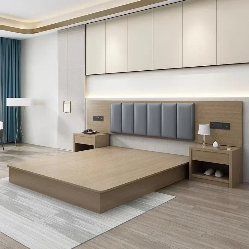 Modern Bedroom Set Supering Size Hotel Headboard King Bed Frame