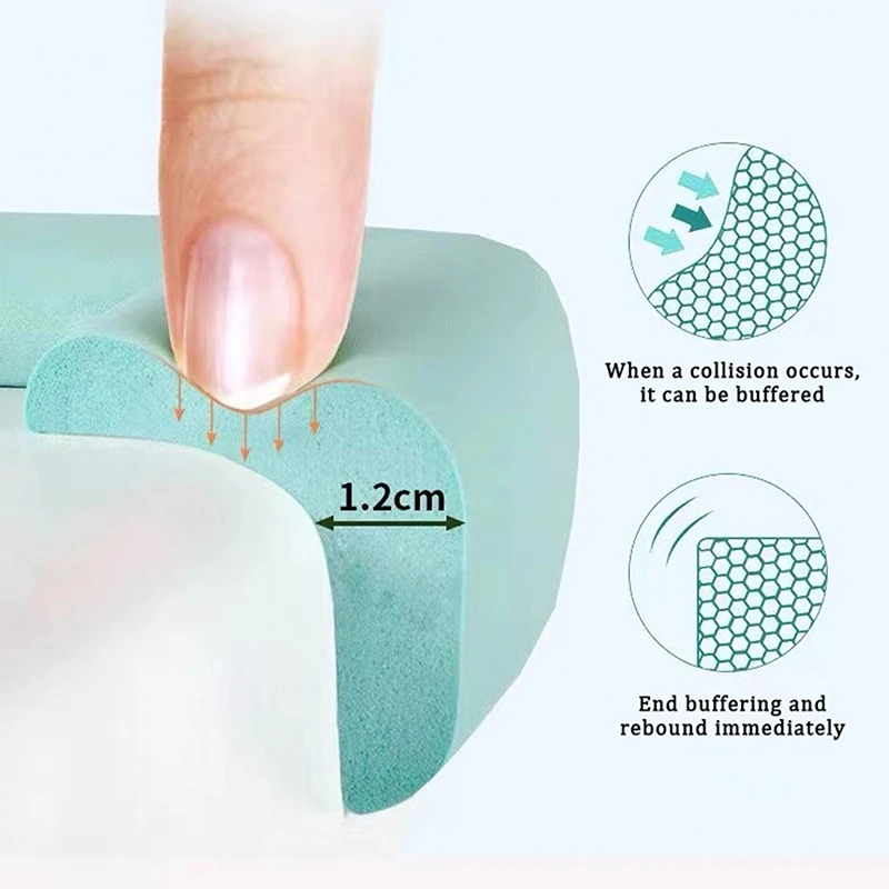 10PCS Children Protection Corner Soft Table Desk Safety Corner Baby Safety Edge Guards Furniture Protector Cover