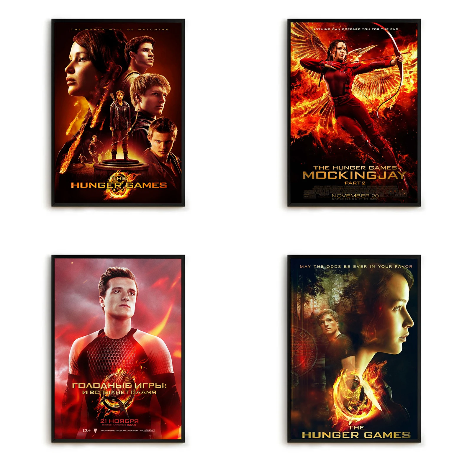 

The Hunger Games Poster Canvas Wall Art Mural Bedroom Decoration Decorative Paintings Home Decorations Posters for Room Painting