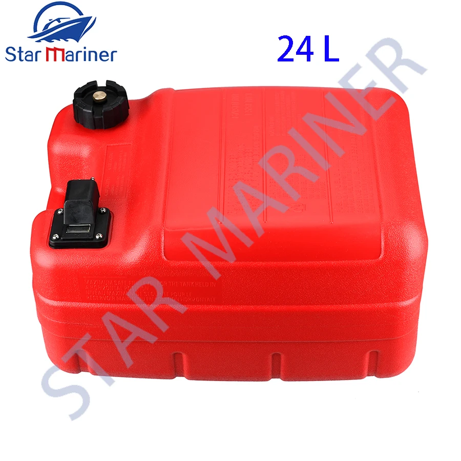 6YJ-24201 Fuel Tank 24L Include Fuel Pipe Assy For Yamaha Outboard Motor 6YJ-24201-10 6YL-24201-01 61J-24360 -00 Boat Engine