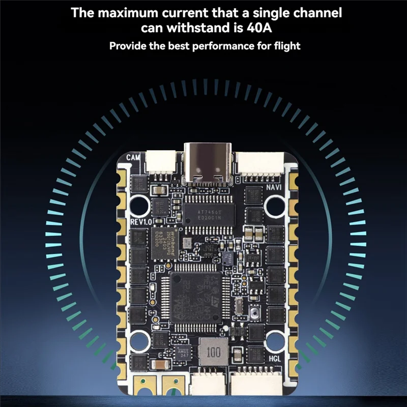 【¡¡Venta caliente!】SPECTER F722 40A 6CH AIO controlador de vuelo 2-6S admite Y6/seis ejes 25,5X 25,5 Mm para Dron RC FPV