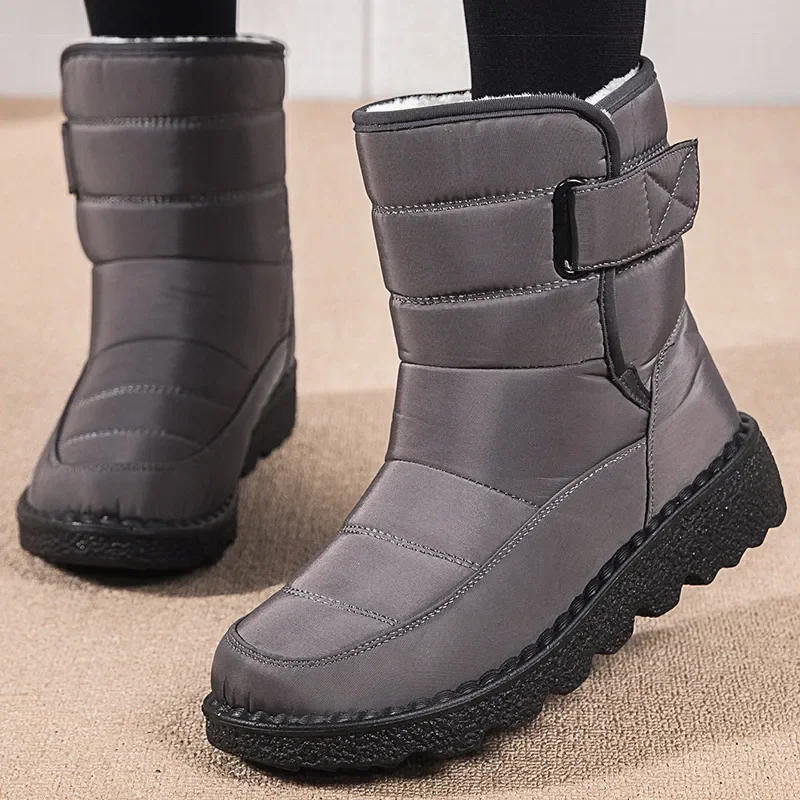 Frauen Stiefel 2024 Winter Schuhe Frau Wasserdichte Schnee Stiefel Winter Warme Pelz Botas Mujer Korea Stil Schwarz Stiefeletten Für frauen