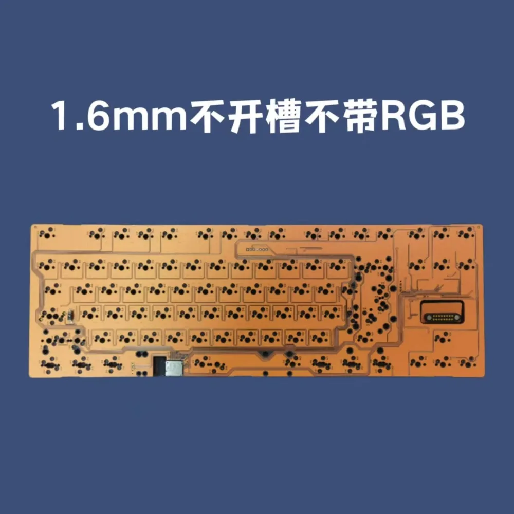 

For QK80mk2 Original PCB Custom 1.2/1.6mm RGB PC/Pom/FR4/Aluminum Alloy/Carbon Fiber Includes Filling Cotton Keyboard Plate