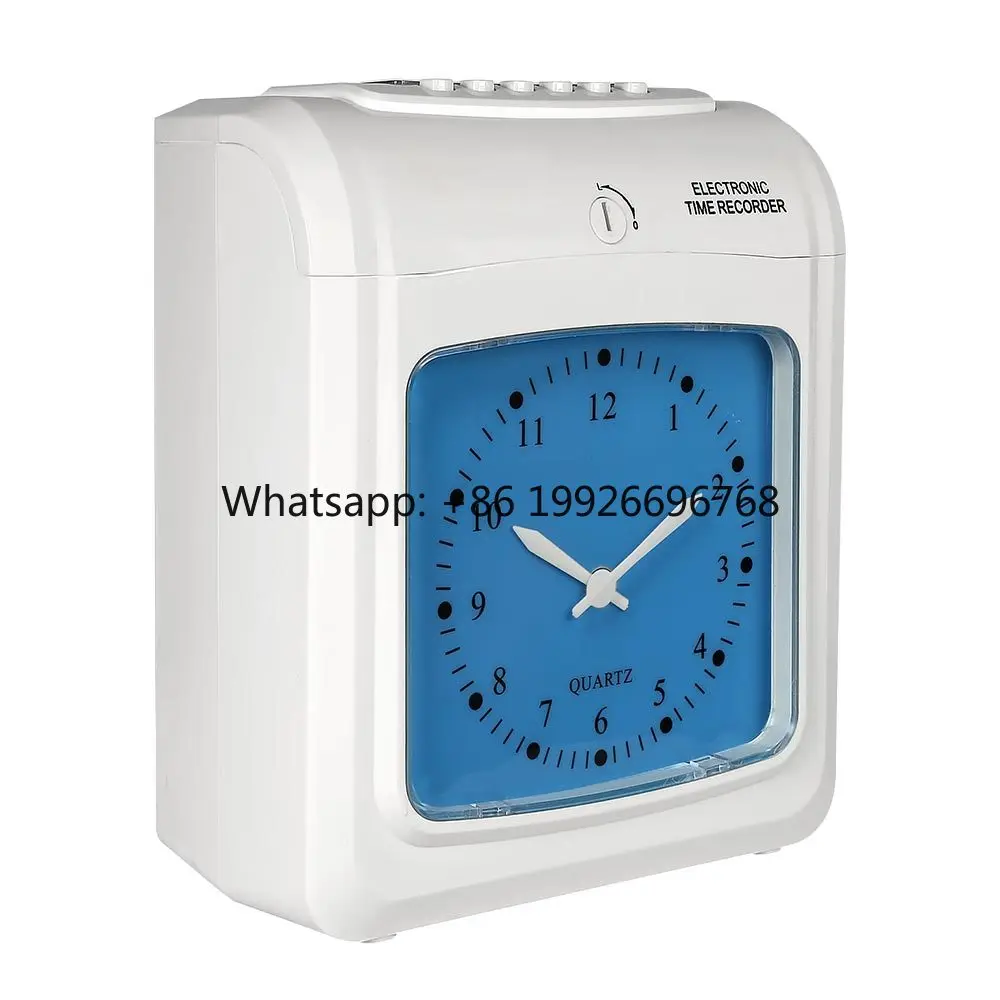 TIMMY TM268 Electronic Card Punch Time Attendance Recorder with Auto-Align Feature for Office & Factory Use