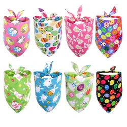 30pcs Dog Bandana Easter Rabbbit Bandanas Scarf For Small Dogs Pet Dog Puppy Bibs Dog Pet Grooming Accessories For Dogs Cats