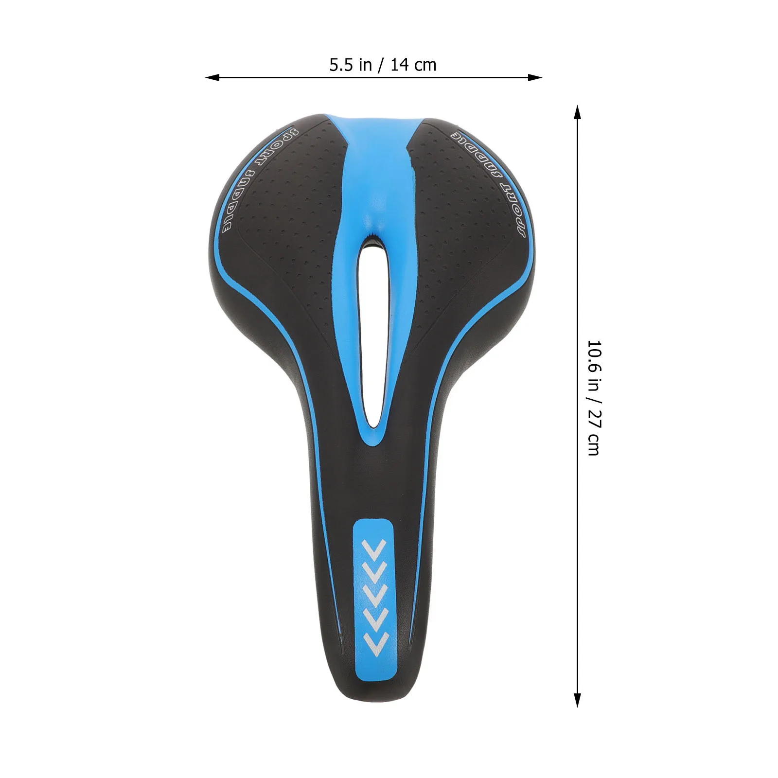 

Bike Saddle Mountain Bike Seat Road Comfortable Cycling Cushion Pad Black Blue Fashionable Streamlined Design Long Time