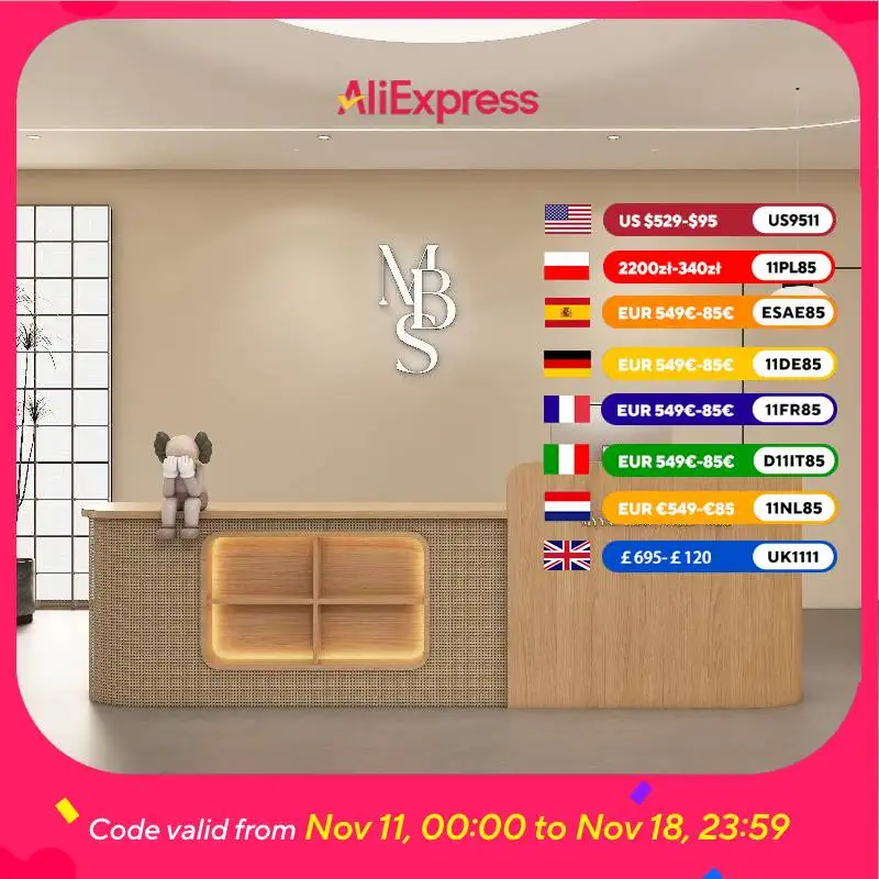 

Aesthetics Display Reception Desks Beauty Counter Design Business Reception Desk Salon Office Mostradores Recepcion Furniture
