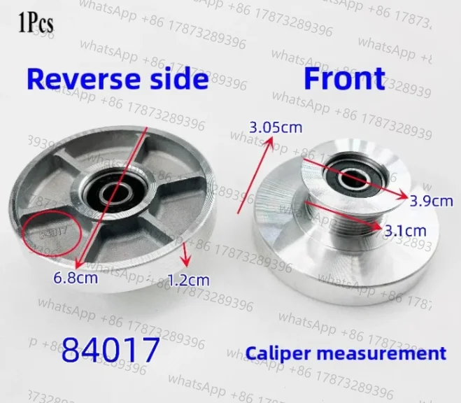 1Pcs for Dryer Machine Pulley Shaft 84017