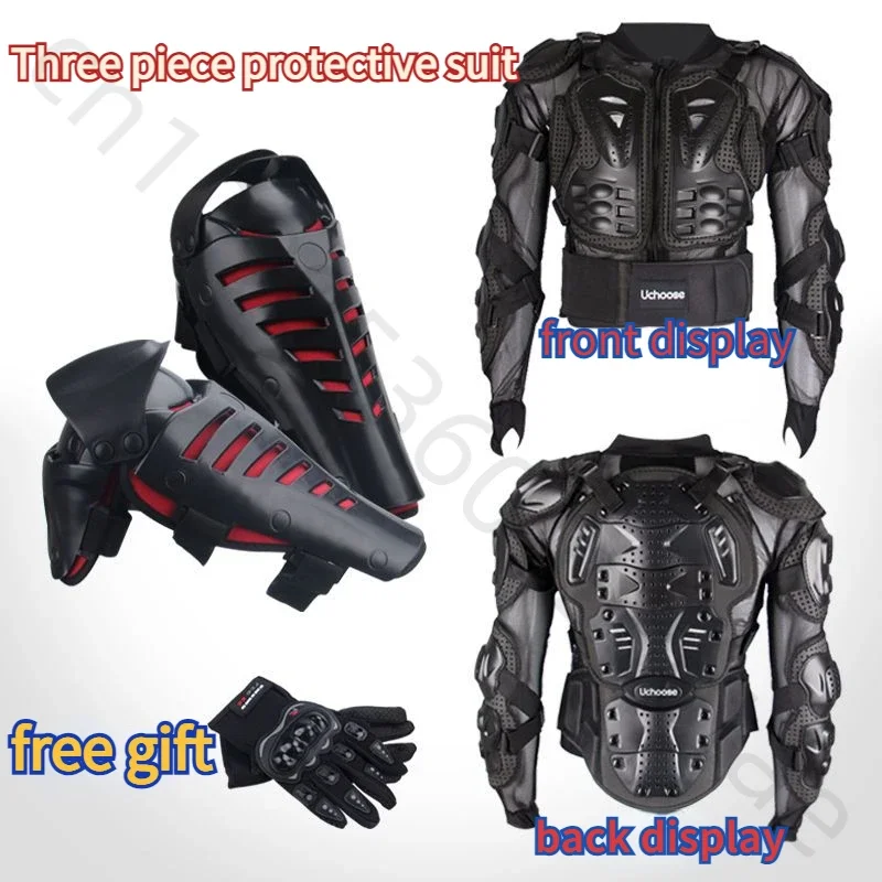 Motorcycle Armor Motorcycle Jacket Men Full Body Motocross Racing Moto Jacket Riding Off Road Motorbike Protection Protector