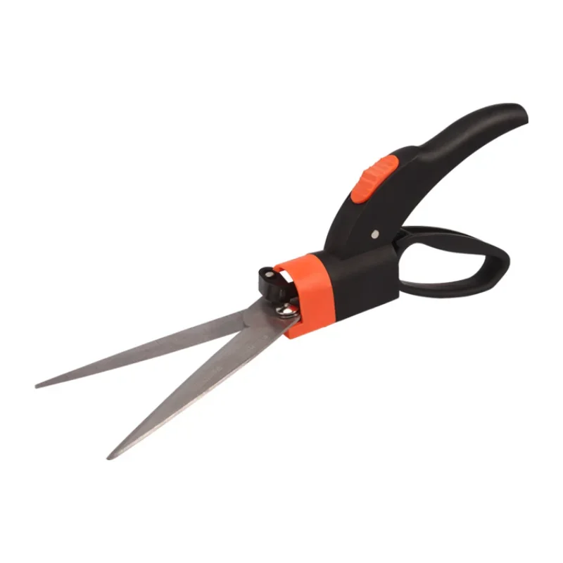 Grass Shears Hedge Shears Gardening Tools and Equipment Handheld Lawn Trimming Borders Garden Tools Bushes Rotate Sharp