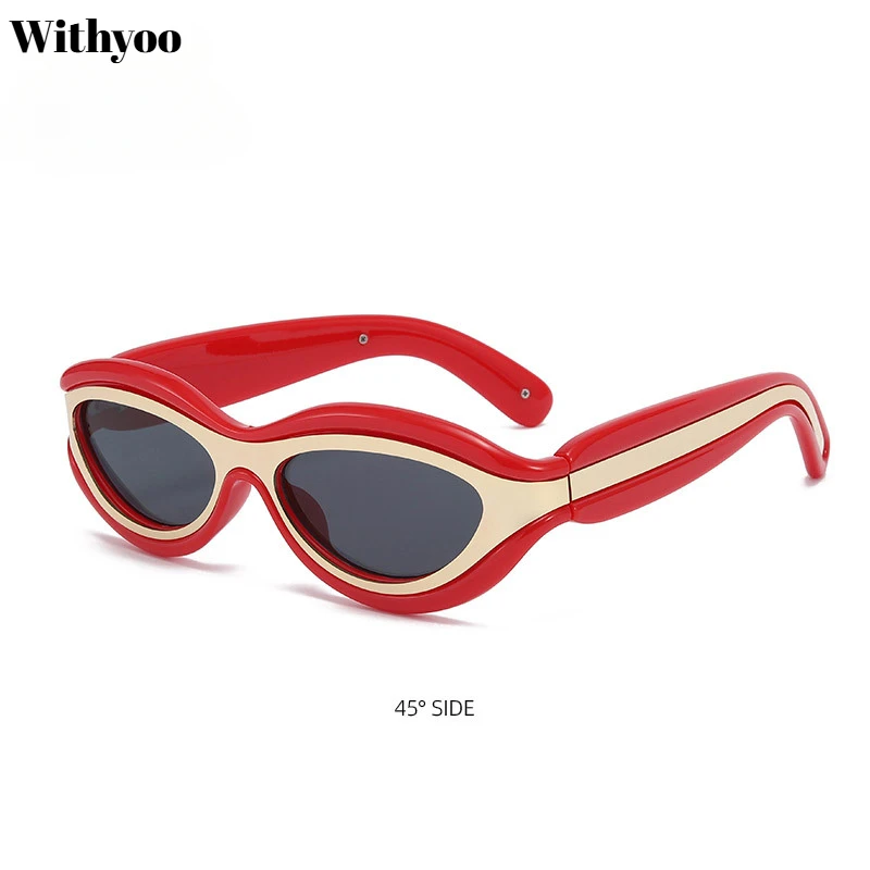 

ROXI | New Fashion Cat Eye Sunglasses 2025 Women Young Brand Vintage Designer Sun Glasses Oval Color Matching Eyewear UV400