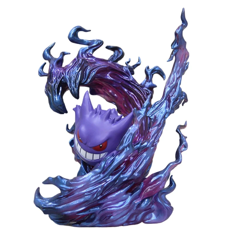 

18cm Pokemon Gengar Figure, Anime Cartoon Action Model Collectible Statue for Display, Halloween Christmas Birthday Gift