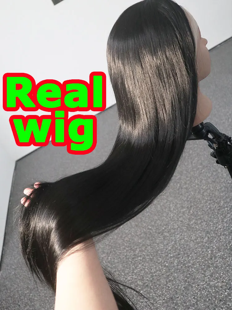 

30-дюймовый парик фронта шнурка, человеческие волосы, прямые парики, голова для женщин, настоящий HD кружевной фронтальный парик