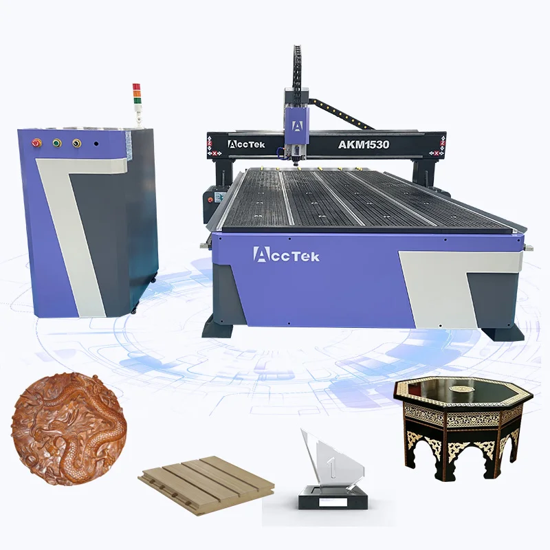 Mobili che fanno la macchina per la lavorazione del legno del router di cnc del mdf di legno di alluminio 1325 1530