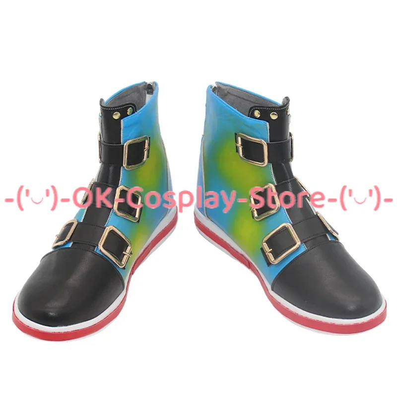 Air Shakur Cosplay Schoenen Spel Mooie Derby Cosplay Rekwisieten Pu Lederen Schoenen Halloween Carnaval Laarzen Op Maat Gemaakt