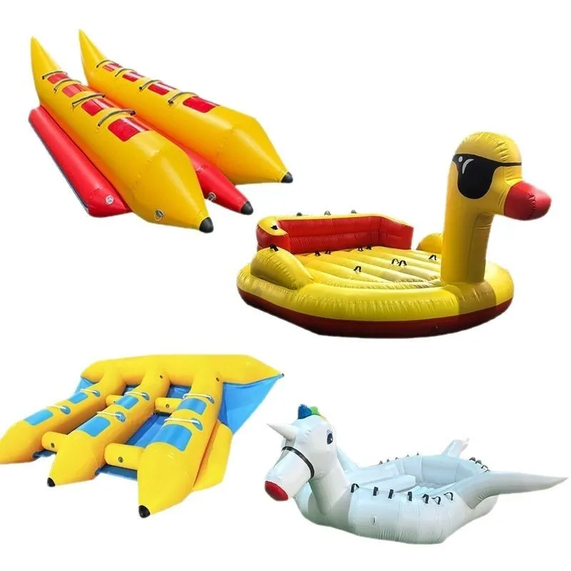 Flying fish big yellow duck unicorn sea drag kayak water recreation facilities