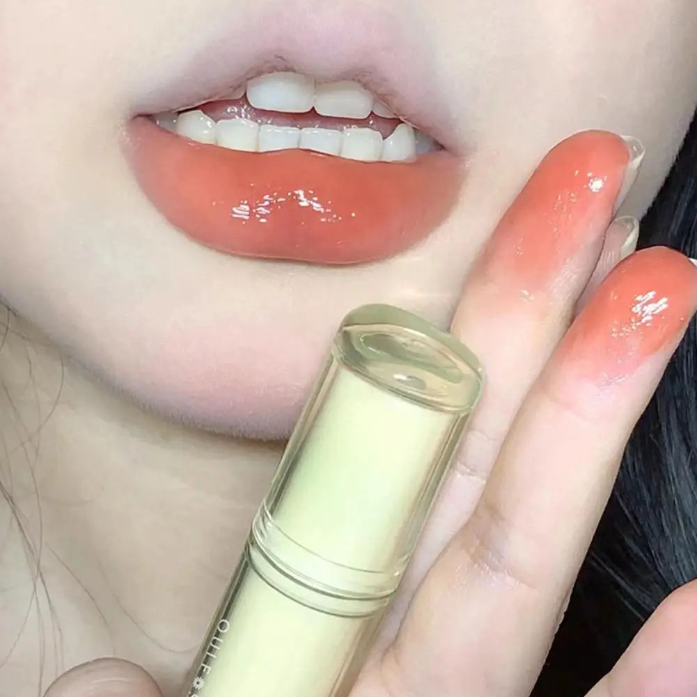 Ice Tea Mirror Lip Glaze para mulheres, impermeável, duradouro, transparente, batom líquido gelatinoso, maquiagem, cosméticos de beleza, brilho labial água