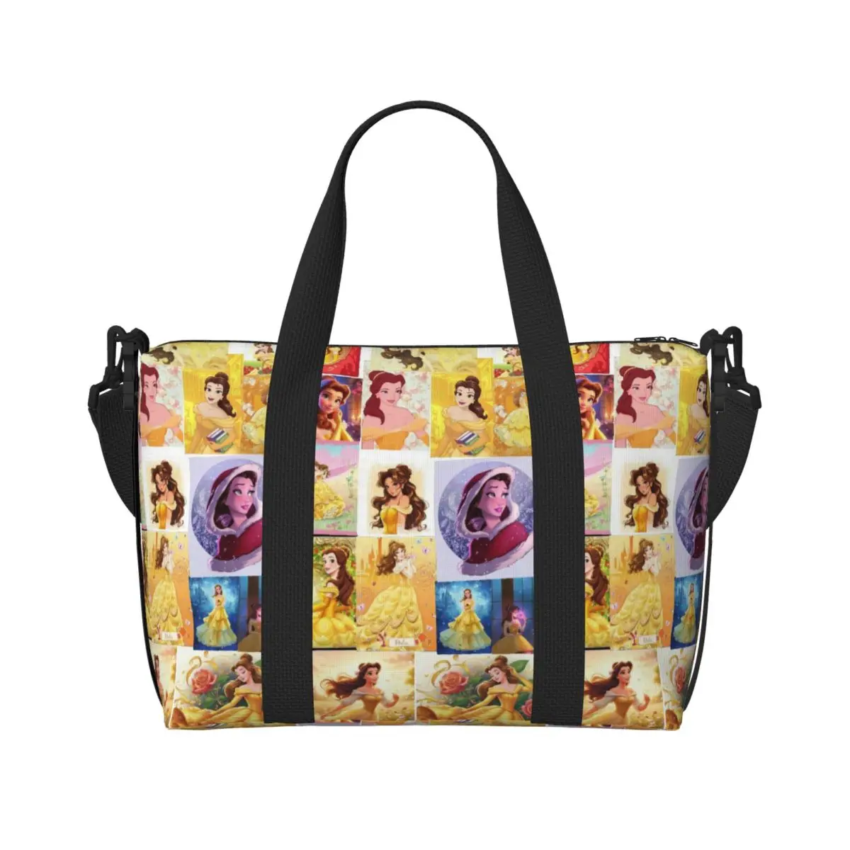 

Пляжная сумка-тоут Custom Beauty Anime And The Beast для женщин с большим отделением, для пляжа, спортзала и путешествий