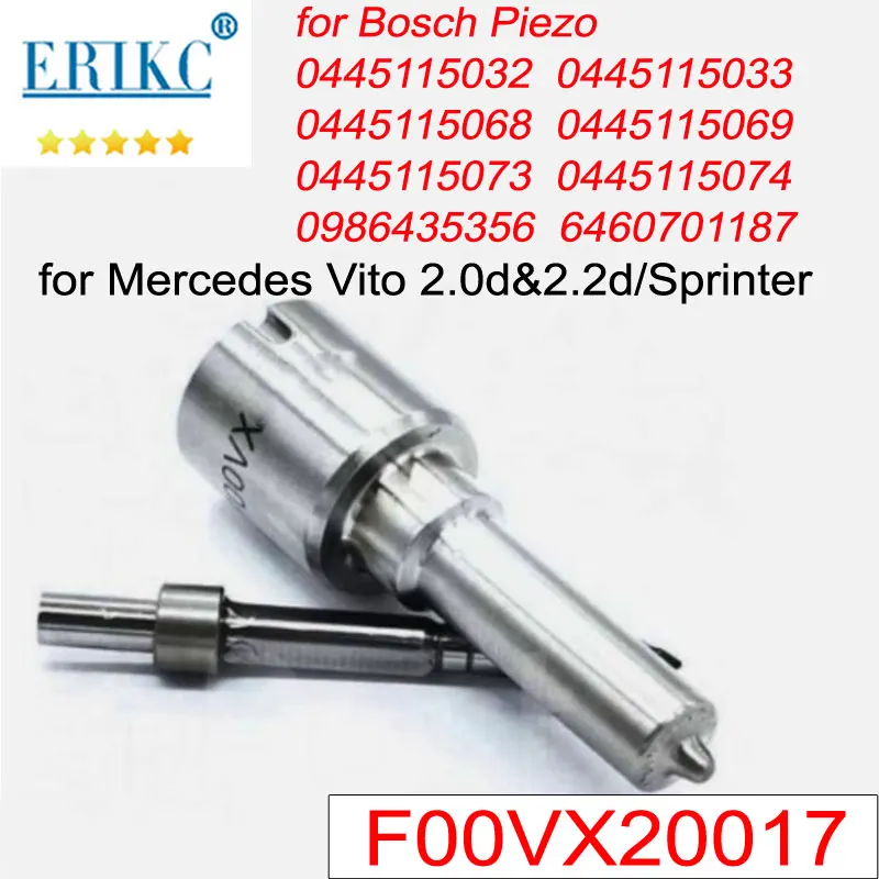 F00VX20017 FOOVX20017 Injector Nozzle Tip 0445115032 0445115073 For Piezo Mercedes Vito 2.0d 2.2d Sprinter 0986435356 6460701187