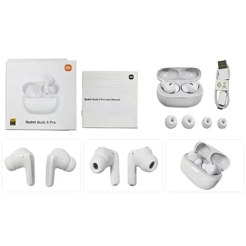 [World Premiere] Global Version Xiaomi Redmi Buds 5 Pro Up to 52dB Active Noise Cancellation 38 Hours Long image 6