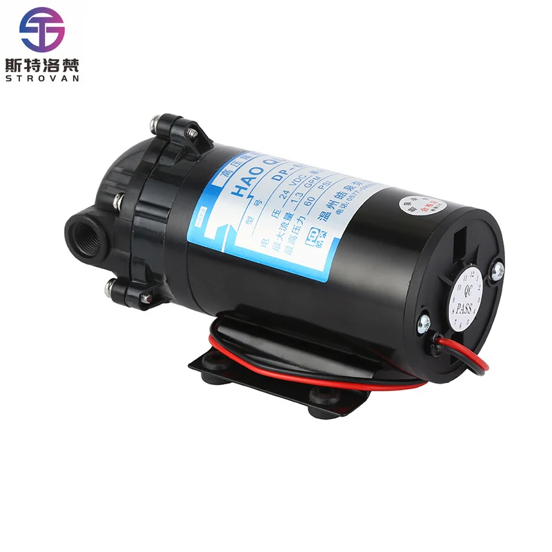 

DP-60A Mini 40W 24V Car Wash Pump High Pressure Electric Small Water Booster Motor Micro Diaphragm Washing Pump Competitive