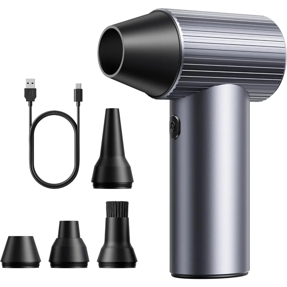 Цельнометаллический струйный сухой мини-вентилятор — электрическая воздушная тряпка 300 000 об/мин — перезаряжаемая воздуходувка сжатого воздуха — мощная воздушная тряпка