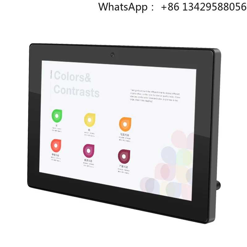 Advertising Screen Display 10 Inch POE Tablet PC Android 14 Interactive Terminal Wall Mount Tablet RK3576 Octa Core LCD Display