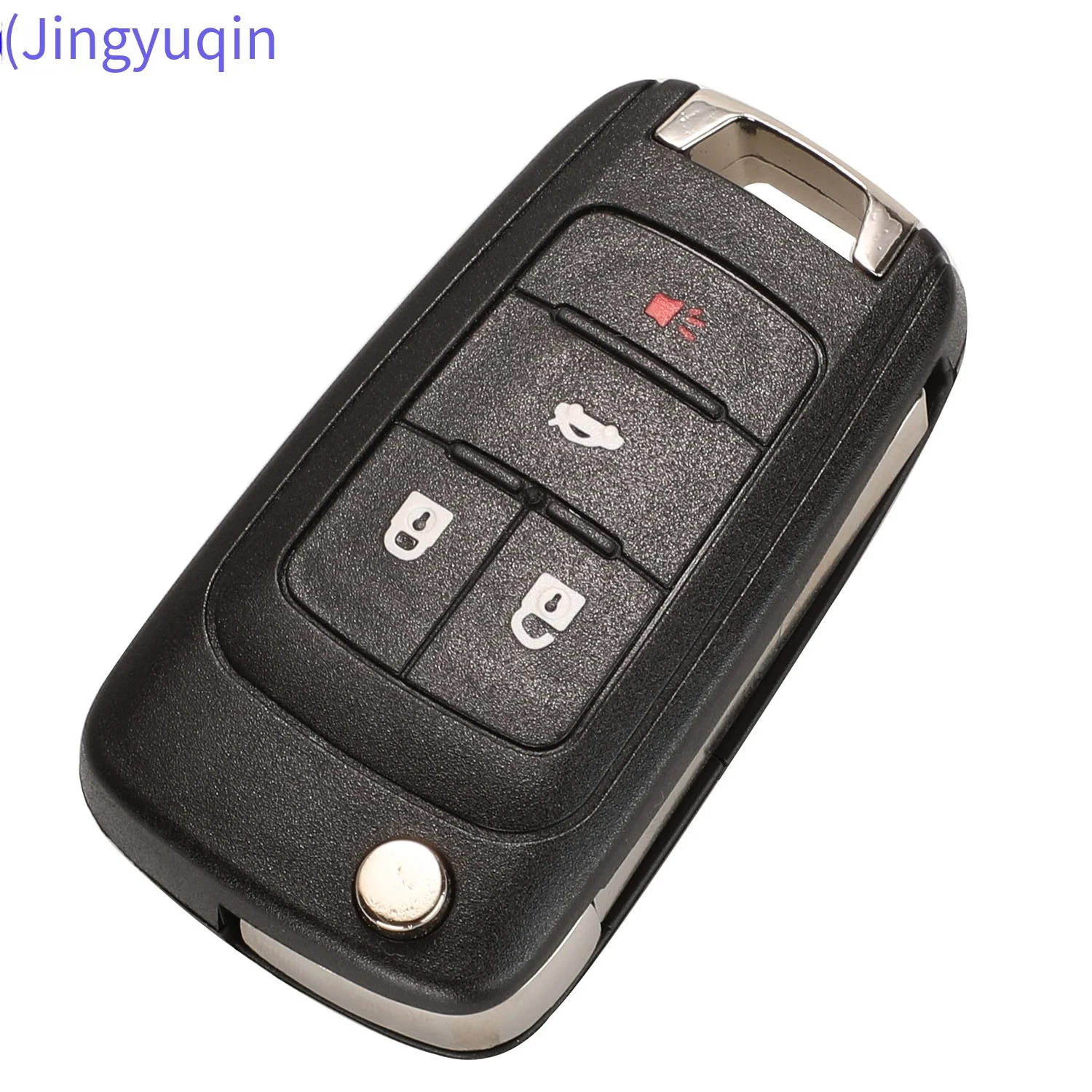 jingyuqin Flip Folding Remote car Key Shell For Chevrolet Cruze Epica Lova Camaro Impala 2 3 4 5 Button HU100 Blade