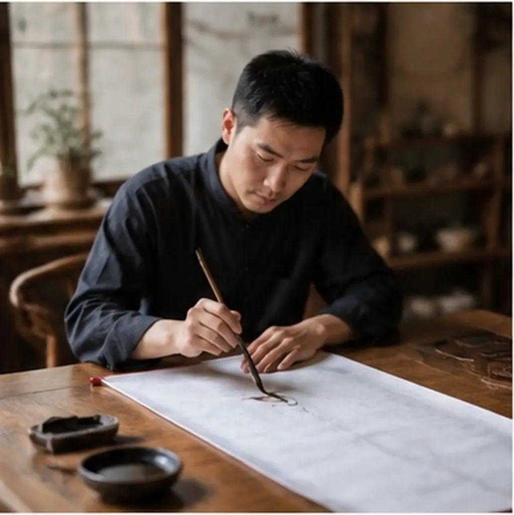 Chinese Calligraphy Water Cloth Multi Functional Reusable Water Writing Scroll Calligraphy Practice Mat Gift Wall Scroll