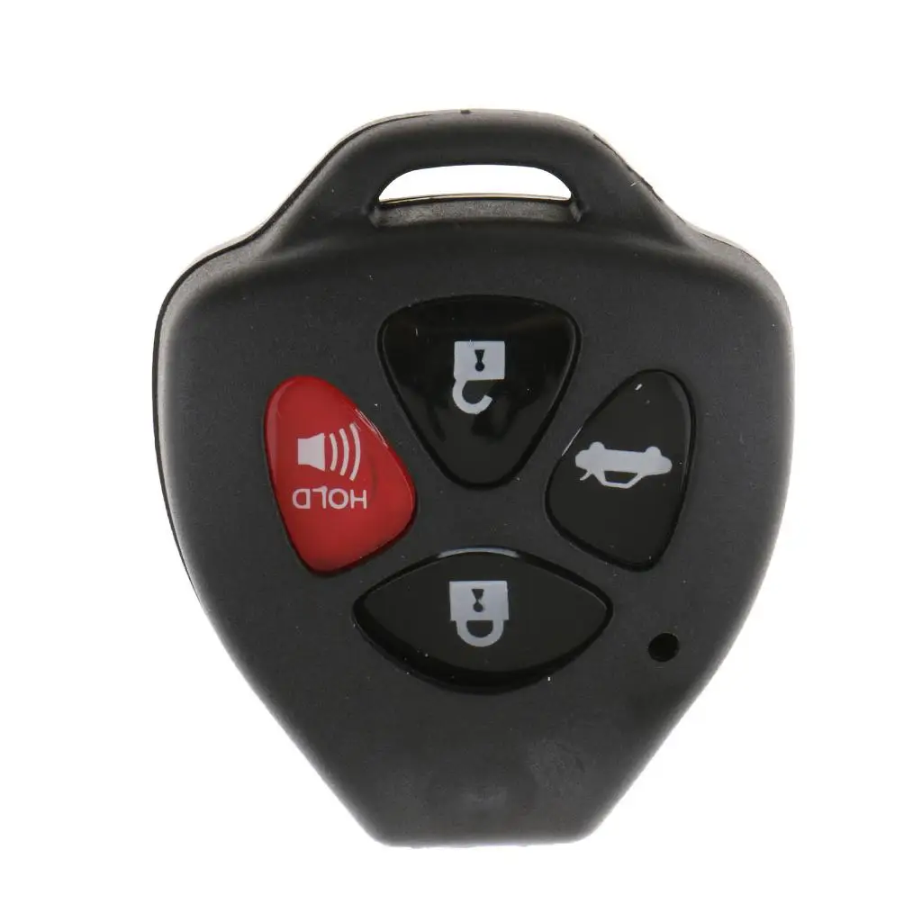 Black 3 Buttons Rotating Folding Buttons Remote Control Car Key Housing Replacement Part for Remote Key