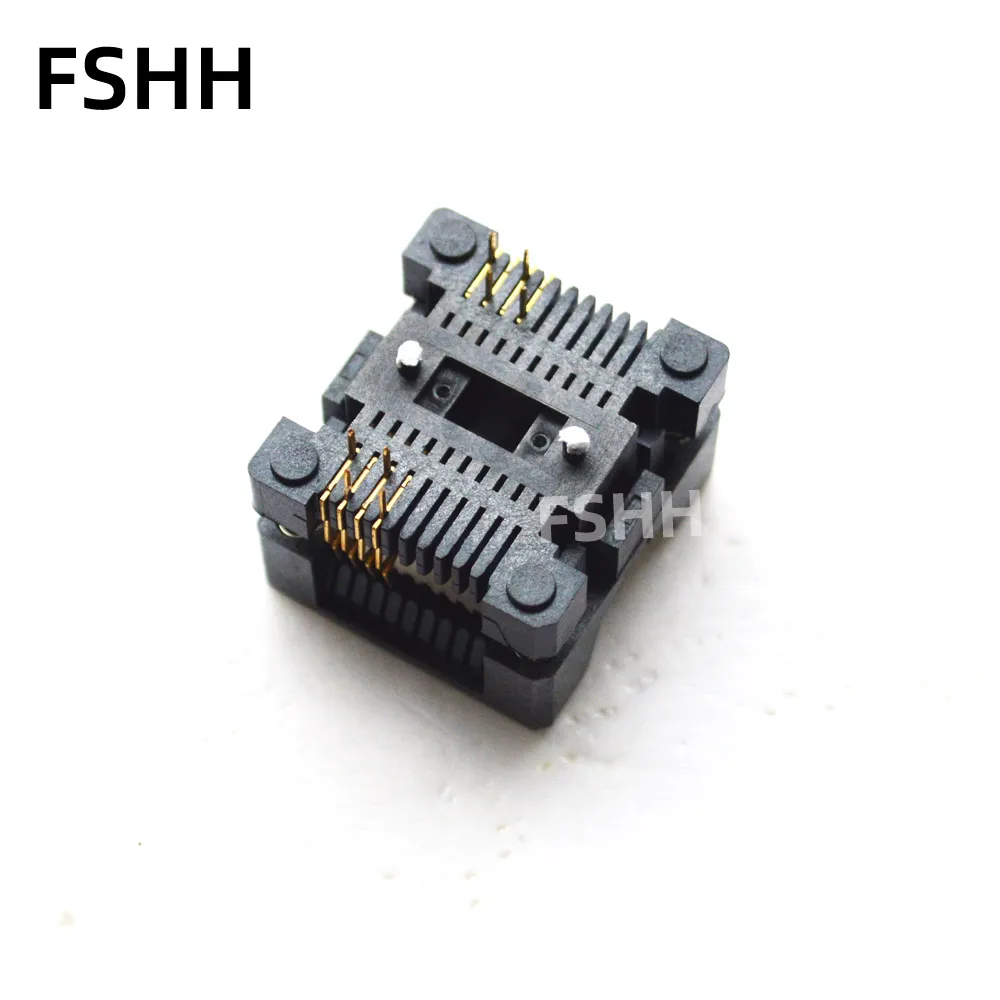 Тестовая розетка 208mil SOP8 SOIC8 SPI FLASH, широкий корпус, адаптер SOP8 к DIP8, шаг 1,27 мм ZY301A SA605B, адаптер программатора