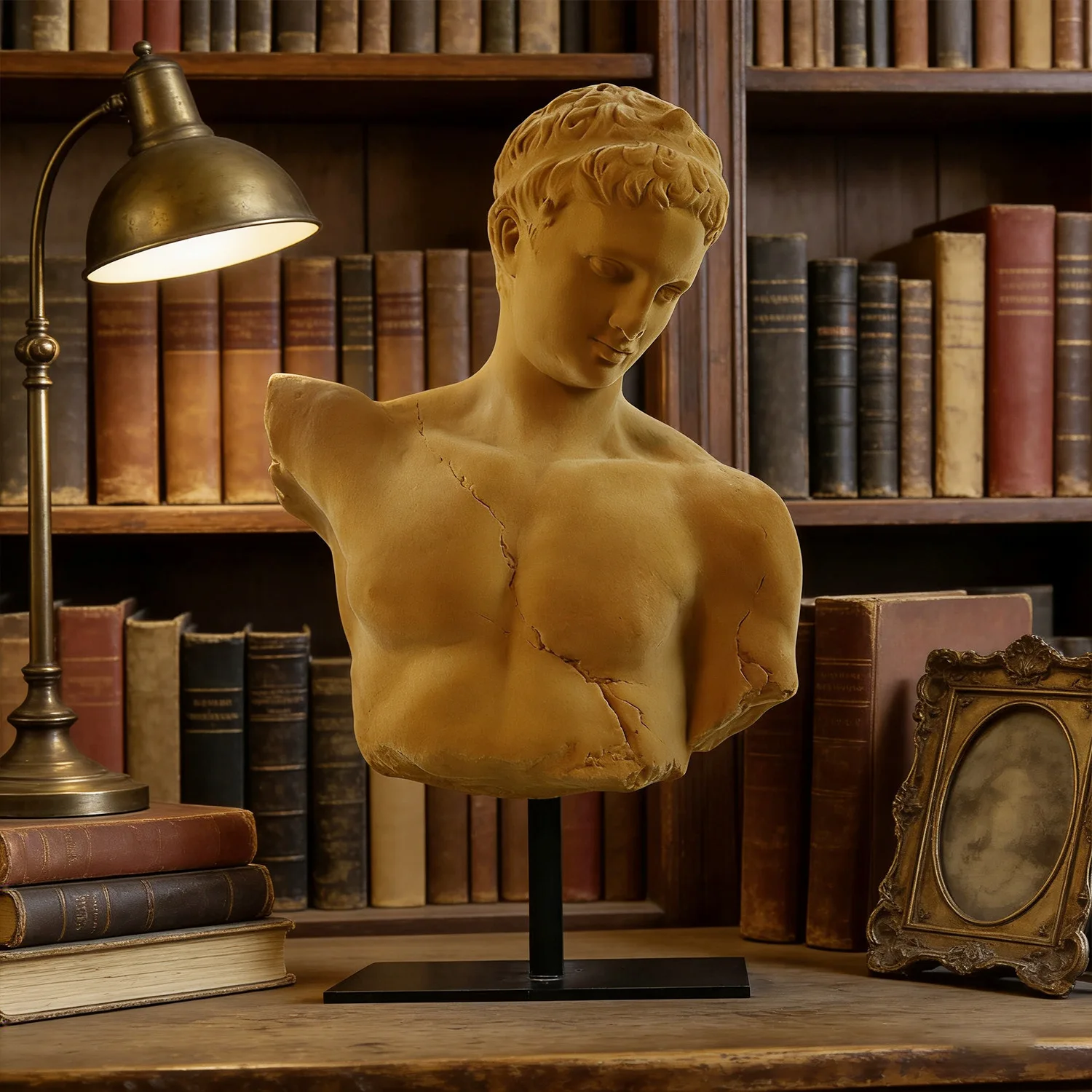 

European Vintage Figure Resin Sculpture Ornament Home Living Room Bedroom Show Flat Renovation Design Decorative Piece