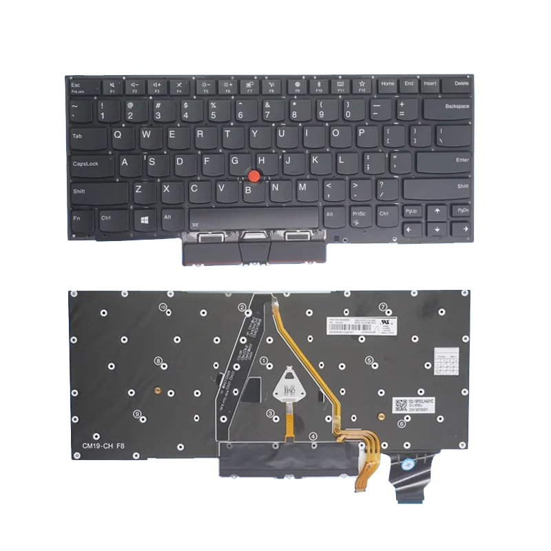 

KEYBOARD for LENOVO THINKPAD X1 YOGA 2020 US NO FRAME