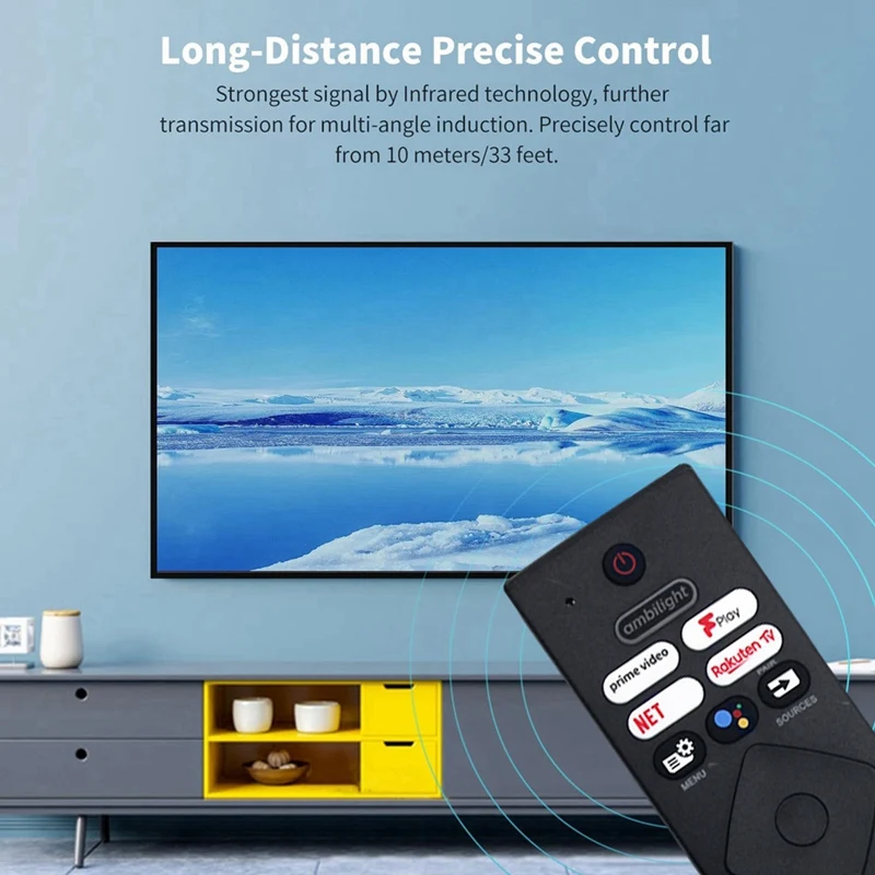 

YKF474-B013 Voice Remote Control For Android 4K HD LED Smart TV For 50PUS8506/12 50PUS8507/12 43PUS8505/12