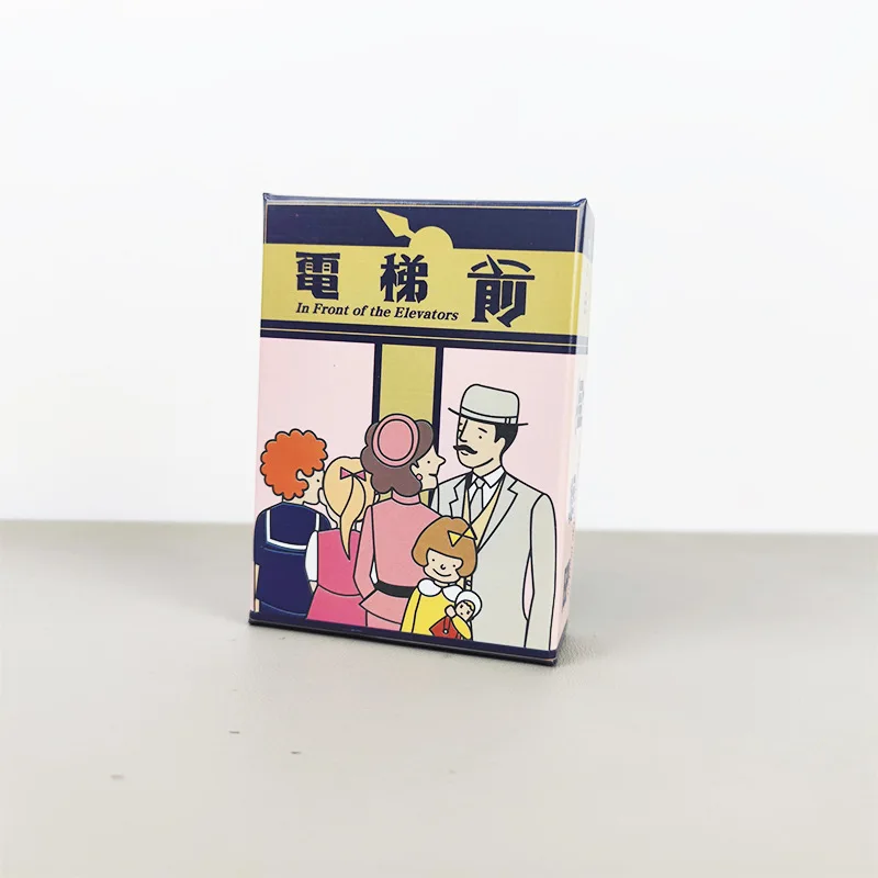 

Настольная игра In Front of the Elevators: простые правила, легко обучение, конкурентоспособная карточная игра для семьи/забавных собраний 2-4박