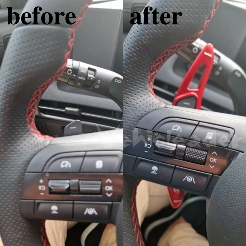 

For Hyundai Sonata 9 LF 2016 2017 2018 2019 Car Steering Wheel Shift Paddles Shifter Gear Extension Aluminum Alloy