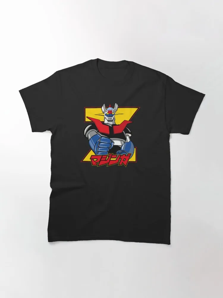 Funny T Shirts Grendizer Ufo Robot Goldrake Tshirt Mazinger Z Tshirt Top Tees Clothes Hip Hop Men's Oversized Tee Shirt 3XL