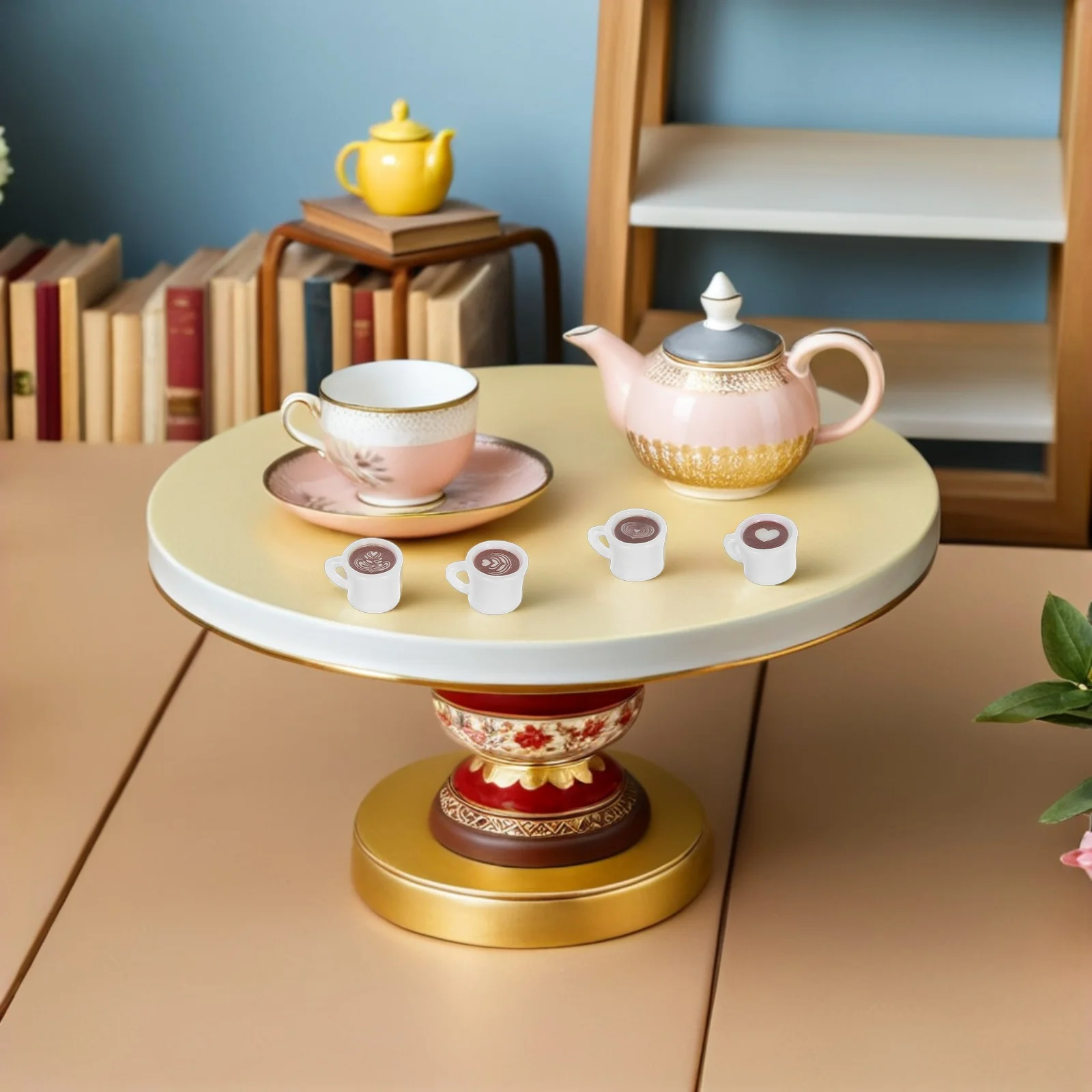 

25Pcs Sturdy Lightweight Resin Coffee Mugs for Travel Outdoor Use Miniature Coffee Shop Accessories Decor Mug Charms