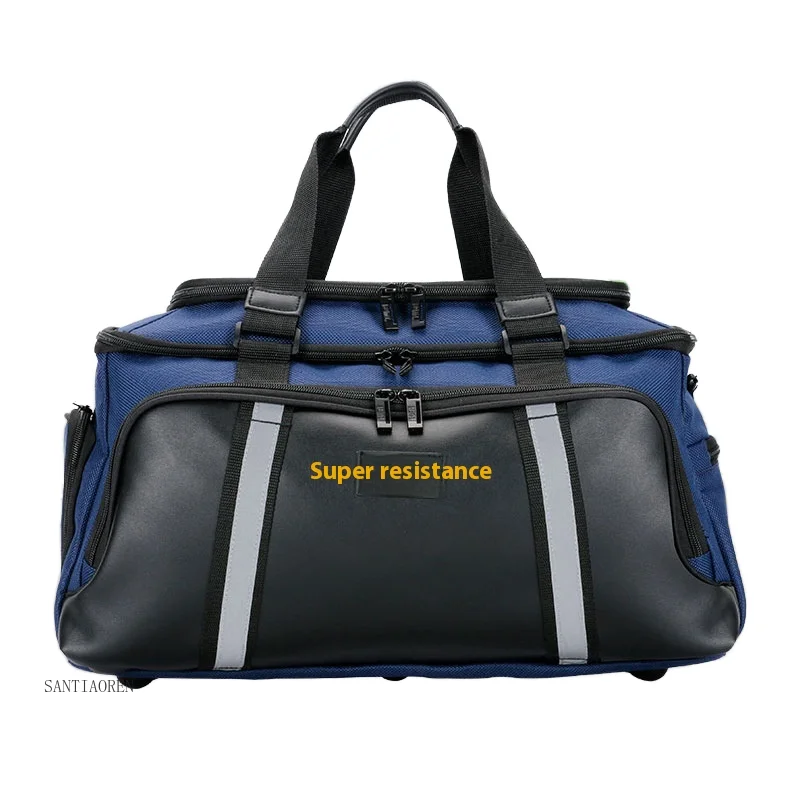 

Wholesale Large Thickened Canvas Tool Kit Bag Multi-Functional Portable Men's Wear-Resistant Zipper Case Special Purpose Tool