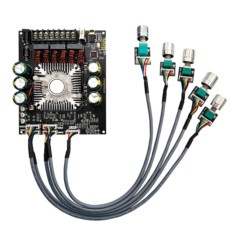 

TDA7498E 160WX2+220W Audio Amplifier Board HT22 Leaded Bluetooth Amplifier Module 2.1 Channel Tone Subwoofer Module