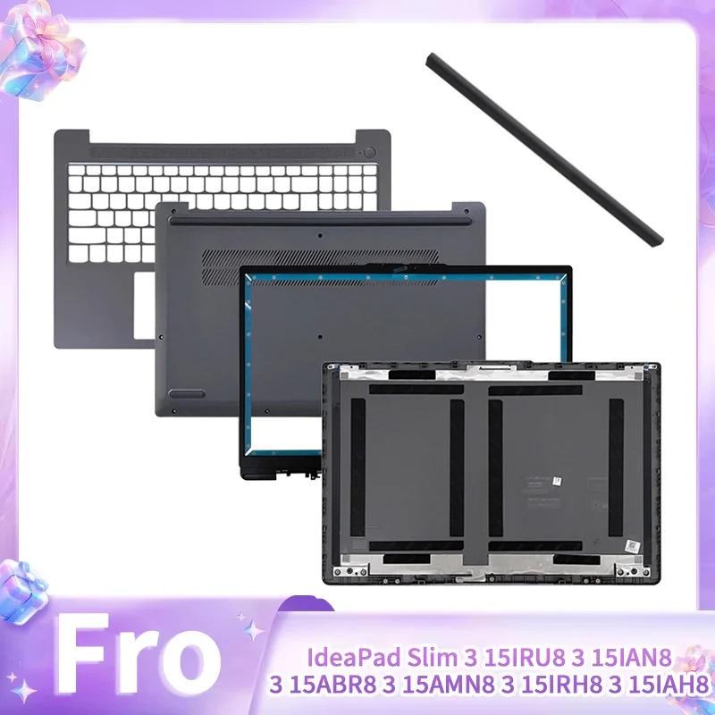 New Laptop Accessorie IdeaPad Slim 3 15IRU8 3 15IAN8 3 15ABR8 3 15AMN8 3 15IRH8 3 15IAH8 Replacement Housing Case Silver Gray
