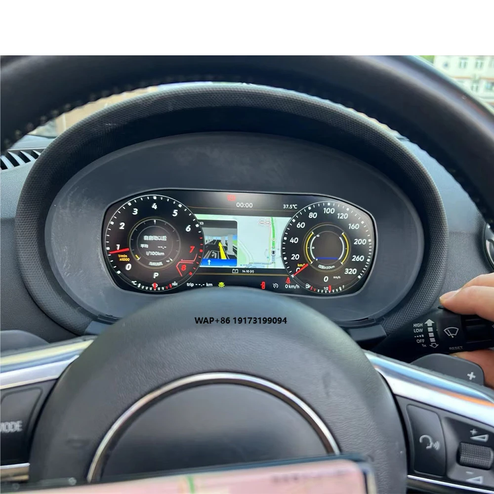 

Virtual Cockpit for TT Smart Dashboard Display Panel Speedometer Odometer LCD Digital Performance Display Dashboard Gauge