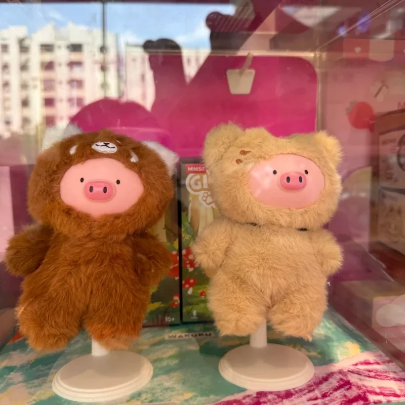 

Genuine Minifamily Series No.5.5 Lu'Lu Pig Gigi Vinyl Face Plush Blind Box Pendant Doll Gift Trendy Toys Ornaments Figure Glue