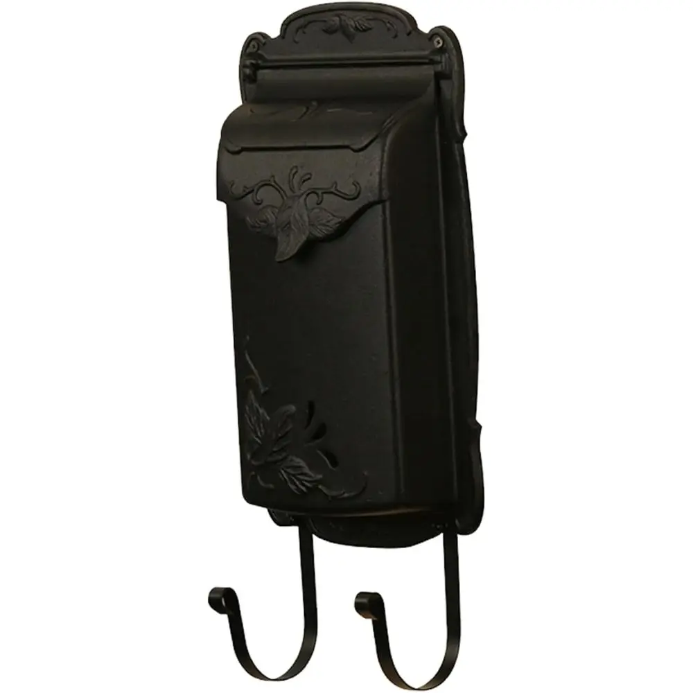 

Classic Black Wall-Mounted Veal Lorelai Mailbox - SV-1001-BLK