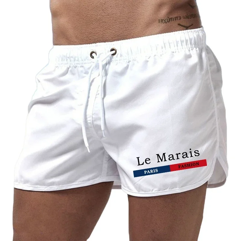 

2026 New Trend Men's Board Shorts Summer Fashion Male Casual Sports Beach Shorts Gym Fitness Boxing Running Cycling Short Pants