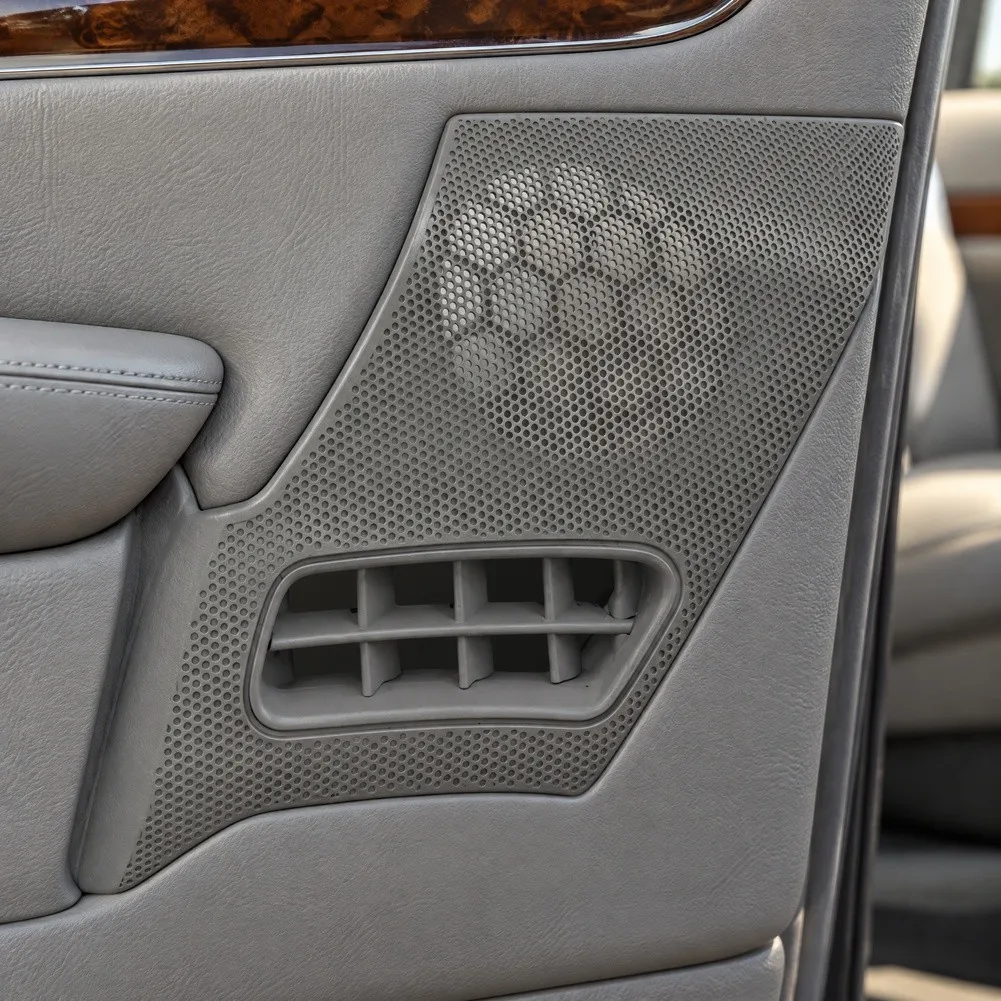 Speaker Mesh Guard Front Speaker Grille For Interior Restoration Gray Precision Engineered For 1996-2002 Vehicles