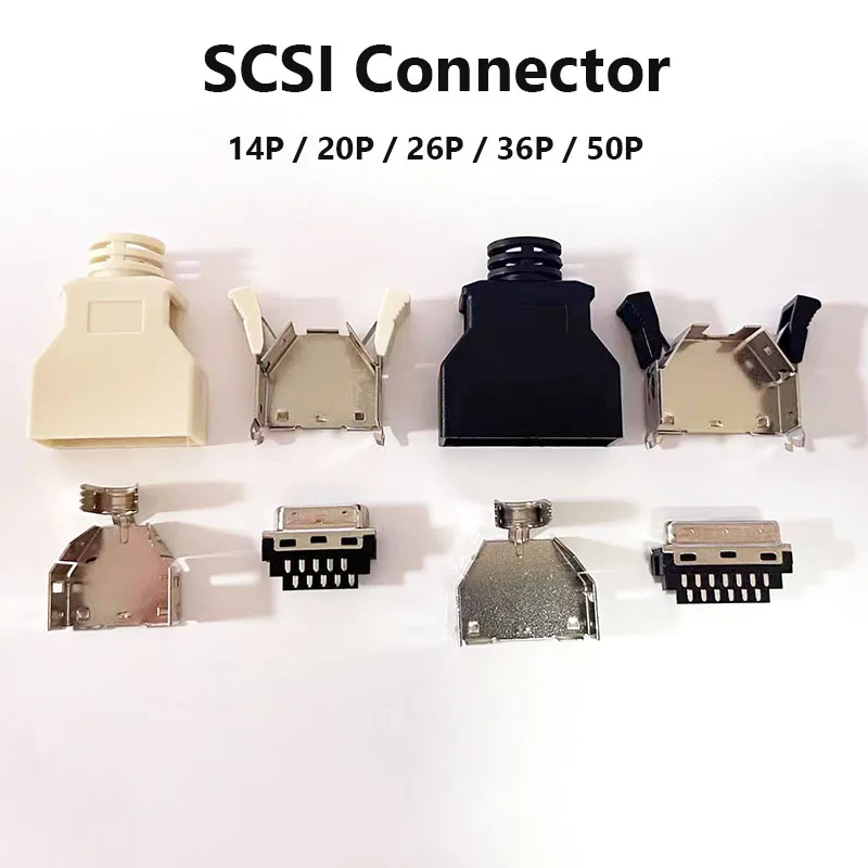 SCSI Connector 14P 20P 26P 36P 50Pin MDR Male CN Solder Plug Shell Kit – A Comprehensive Review for Industrial and Servo Motor Applications