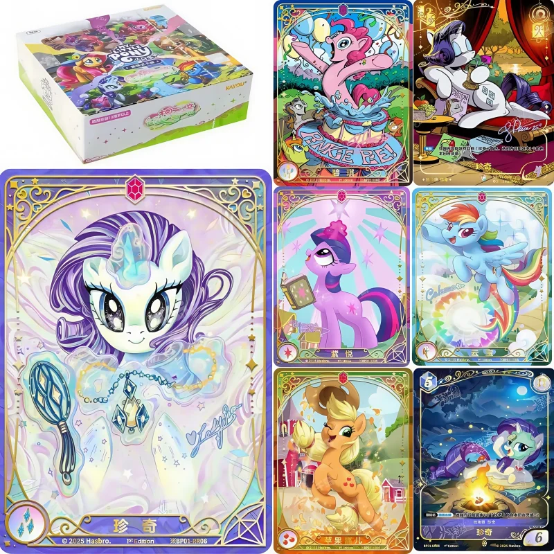 

KAYOU Аниме Genuine My Little Pony Series Dream Wonderland 2 Wilhelmodes CR RR ER GR Блестящая Рубиновая Милая Принцесса Игрушка в подарок