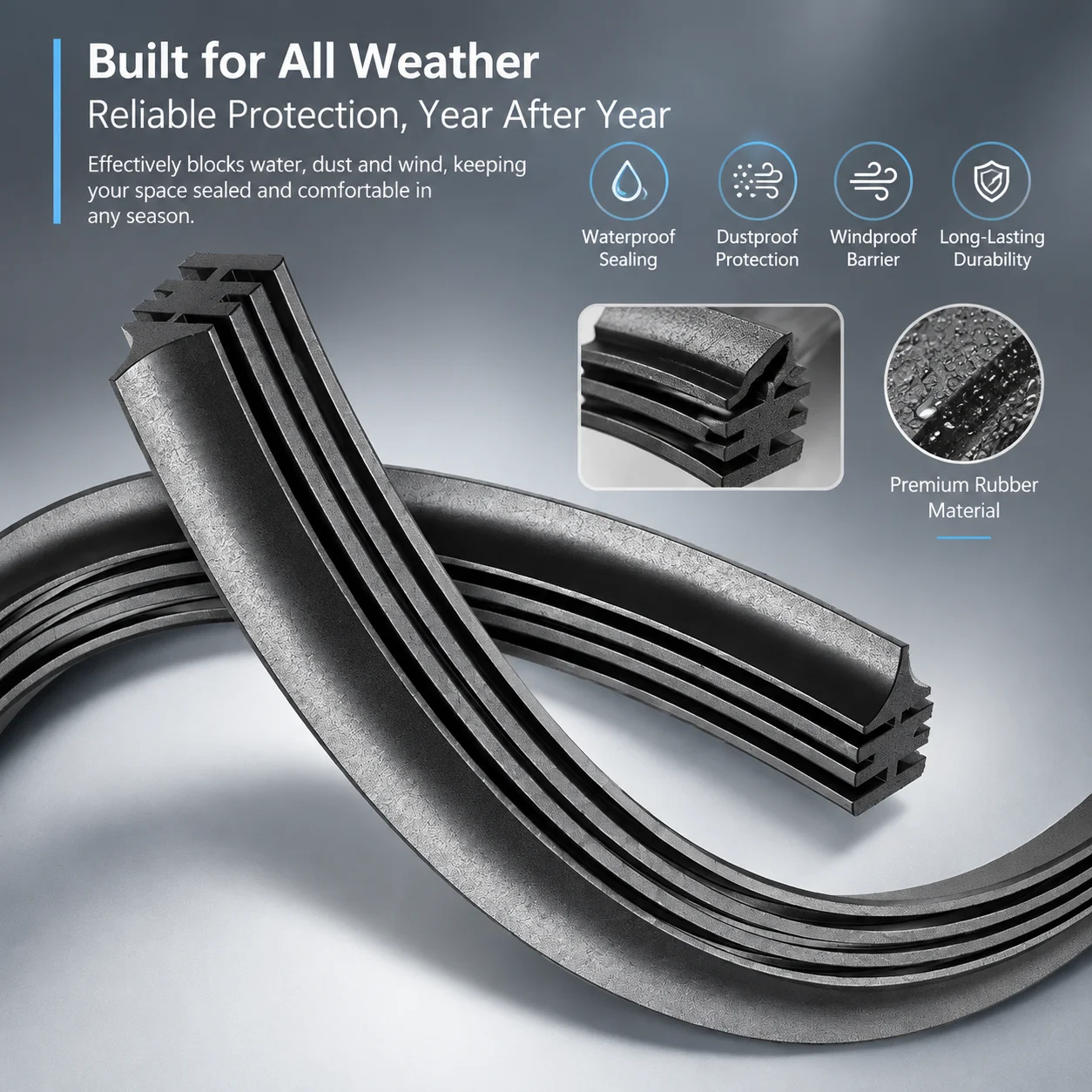 Car Rubber Front Wiper Blades For Ferrari F8 Tributo / F8 Spider F142MFL 2019-2023 Windshield Wipers for Driving Easy Install